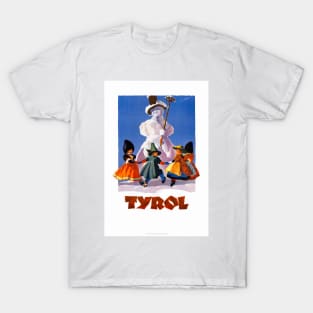 Vintage Travel Poster Austria Tyrol T-Shirt